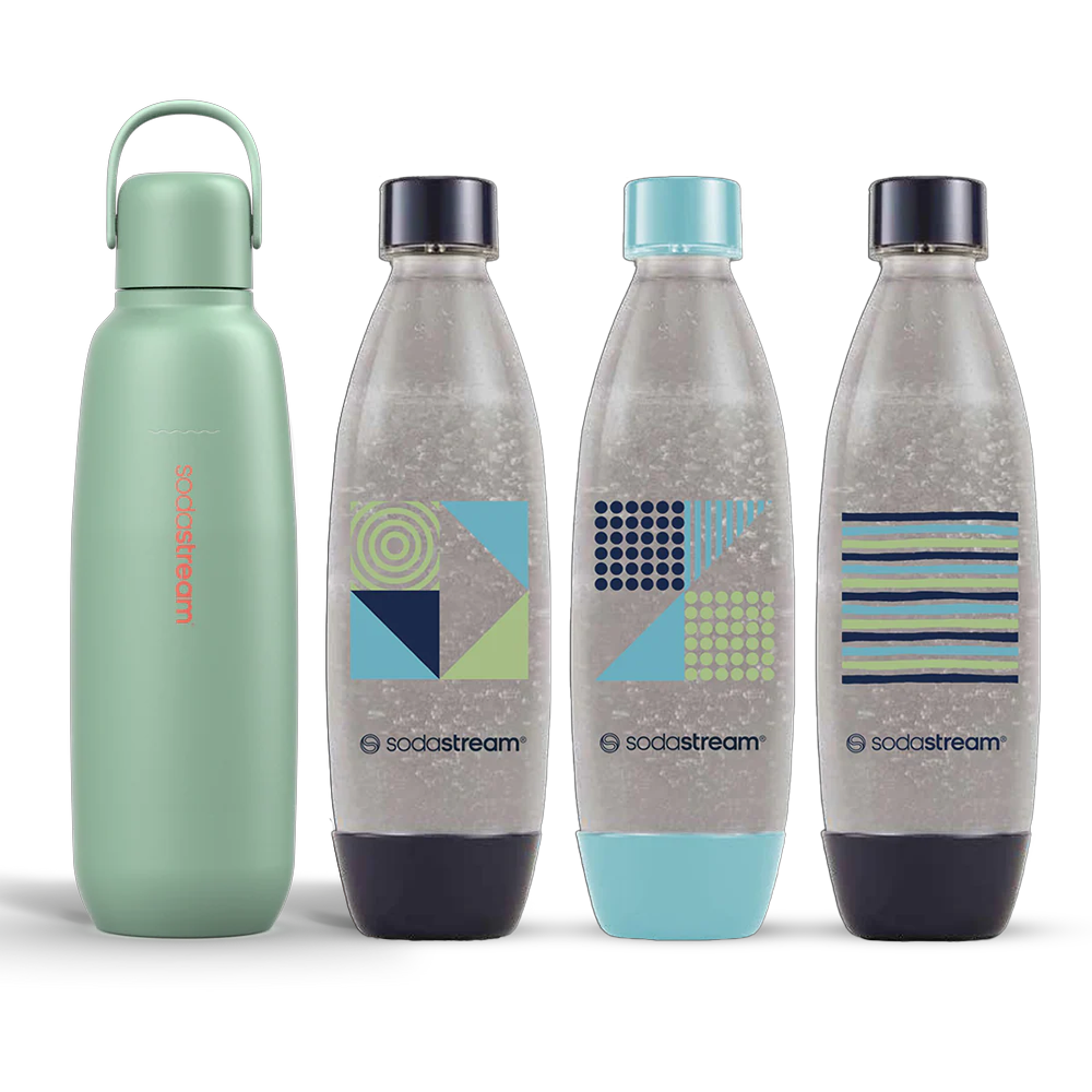 Carbonating Bottle Bundle: On the Go & at Home
