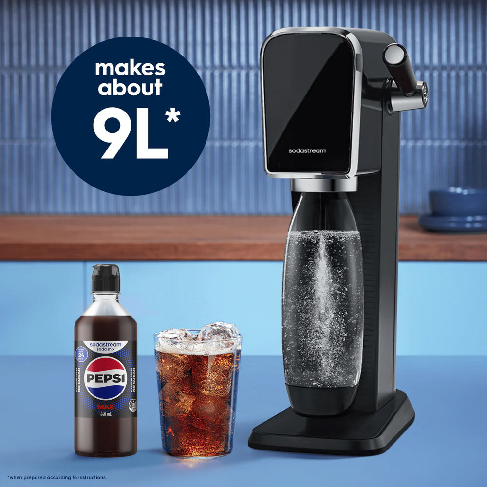 Sodastream Pepsi Max Sugar Free Soda Drink Mix 440 mL | Make Your Perfect Pepsi | Makes About 24 Cans*