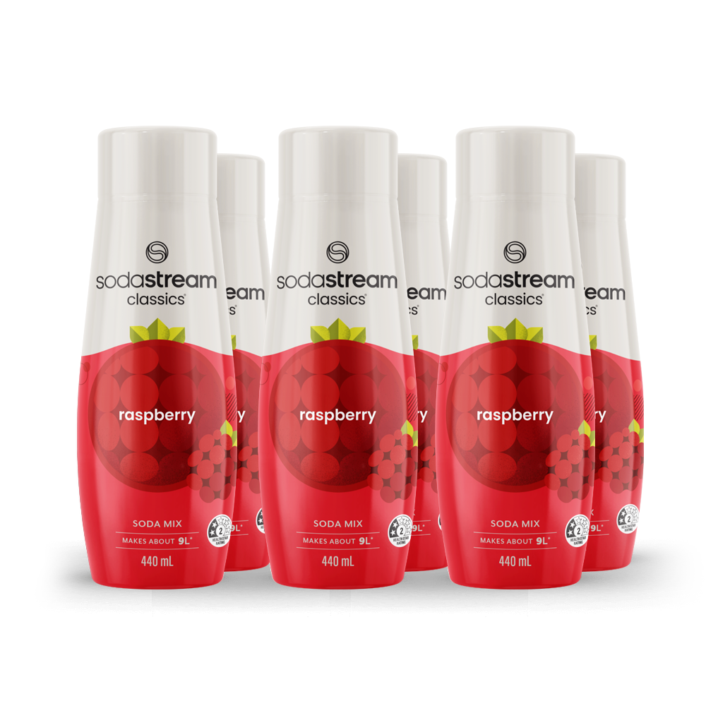 Classics Raspberry soda drink mix 6 Pack