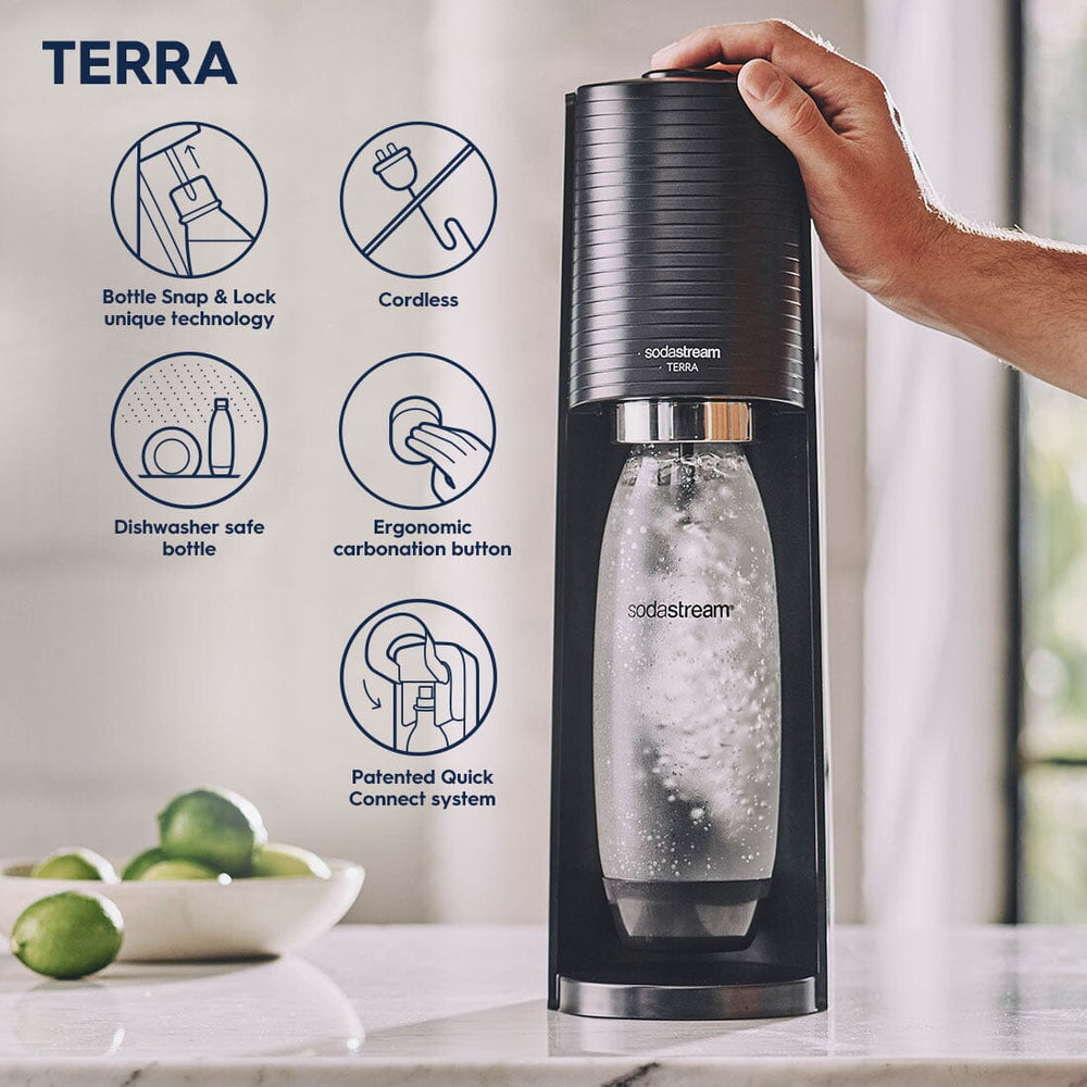 SodaStream Terra black Sparkling Water Maker