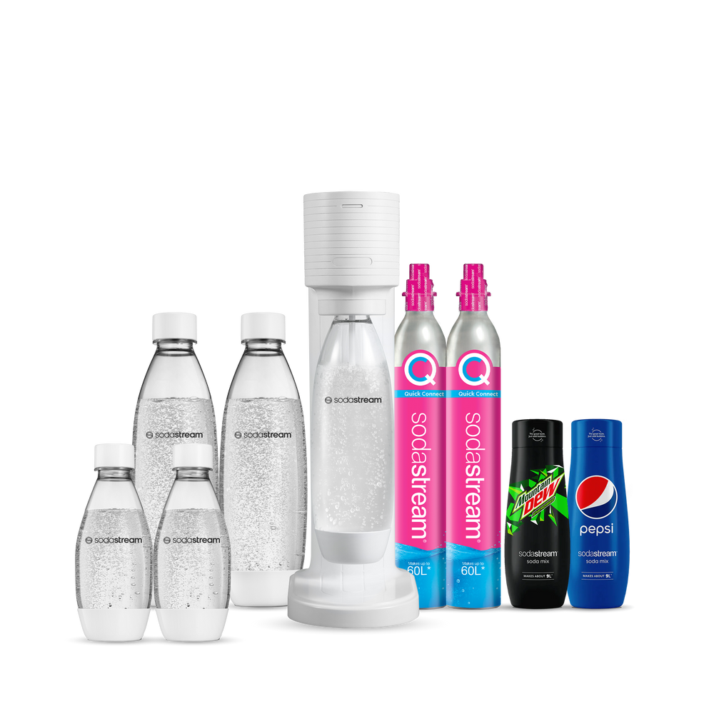 Buy SodaStream GAIA Water Sparkler Black with Bottle and Cylinder