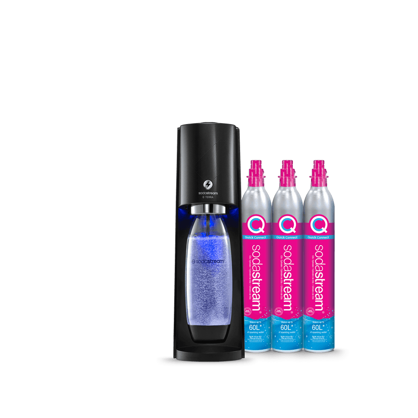 SodaStream ETerra Sparkling Water Maker + Quick Connect SodaStream