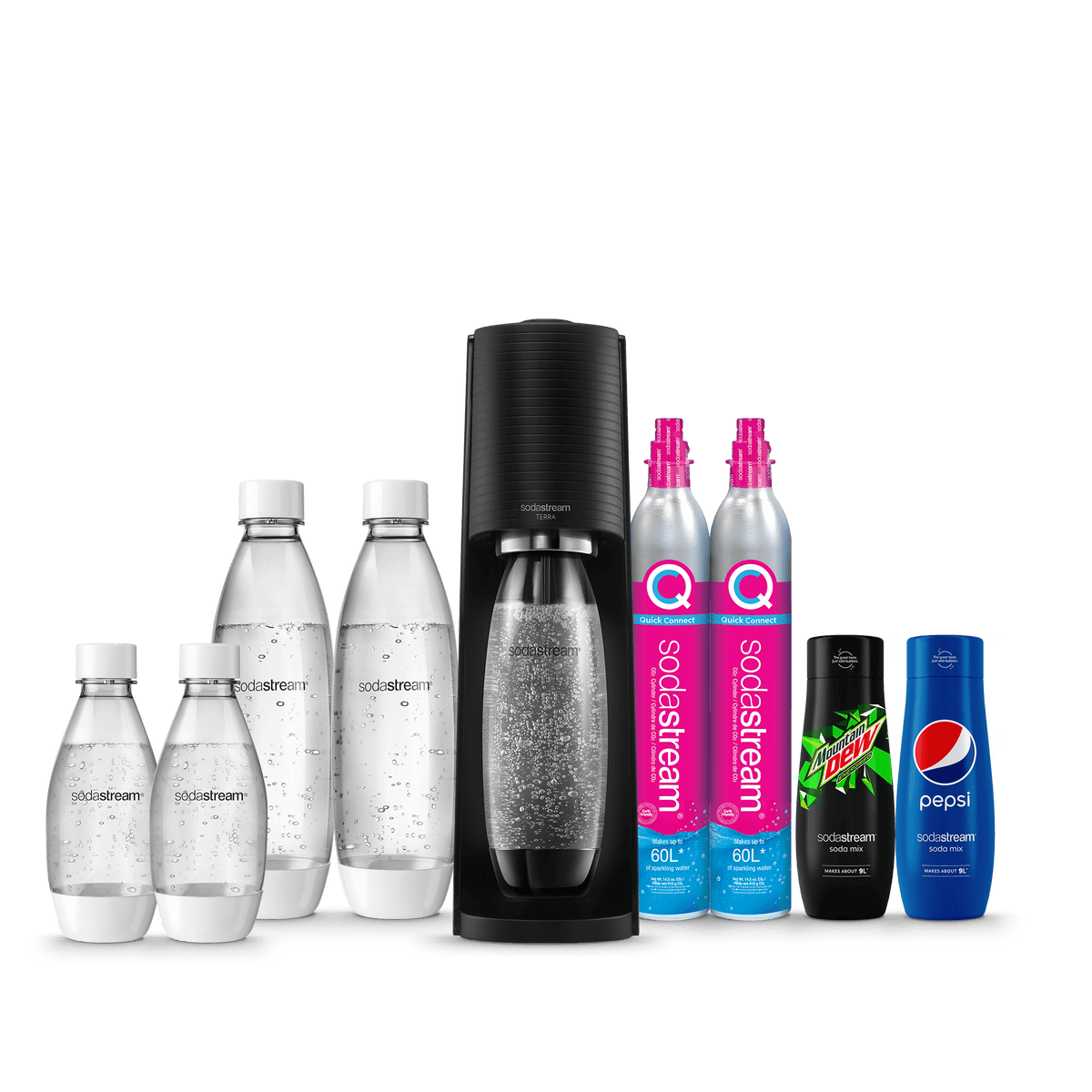 Sodastream Store Sodastream TERRA - Sparkling Drinks In Seconds | Quick Connect CO2 ...