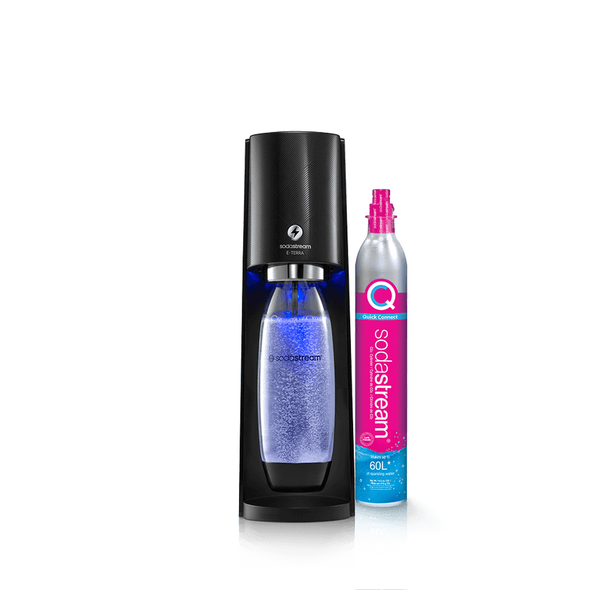 SodaStream ETerra Sparkling Water Maker + Quick Connect SodaStream